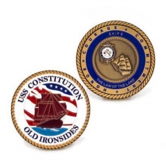 Monedas de token de bronce fundidas personalizadas para el gobierno